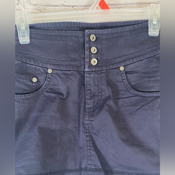 Calvin Klein Navy Blue Mini Skirt size 0 NWOT Summer Skirt Mean Girls - Picture 2 of 8